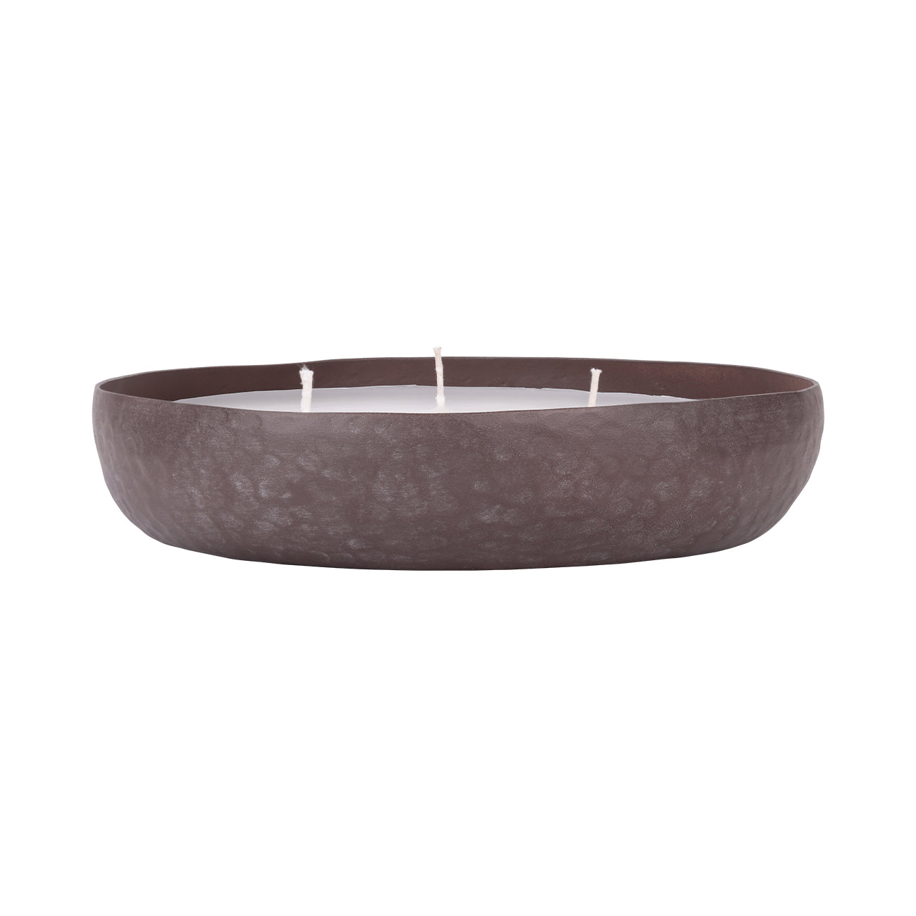 Samui Hammered Brown 3 Wick Candle Bowl