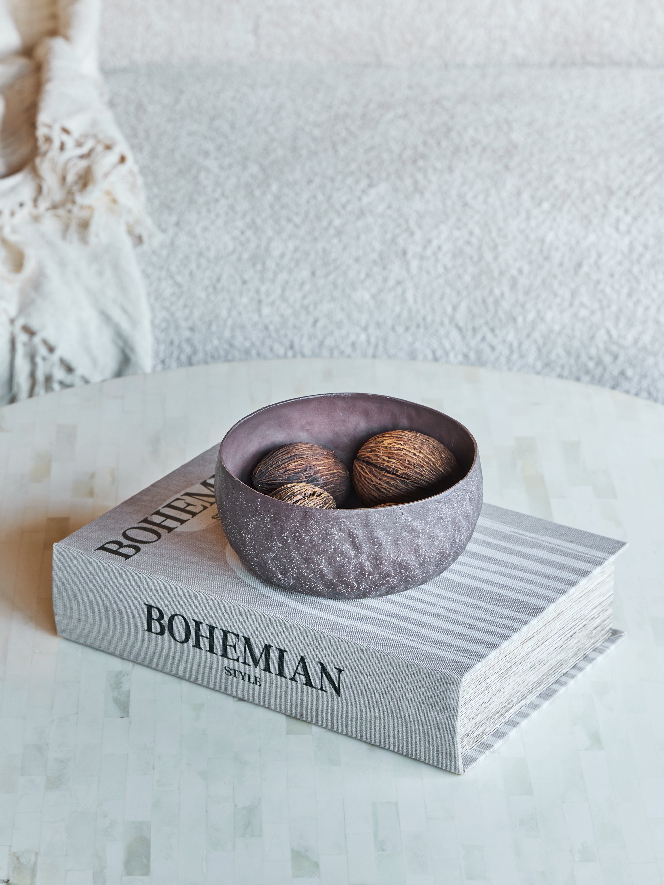 Samui Brown Stonewash Bowl Small