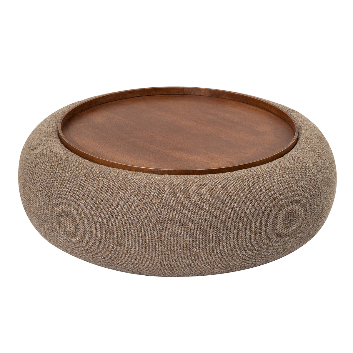 Gensen Ottoman in Coffee-  Small/ Large