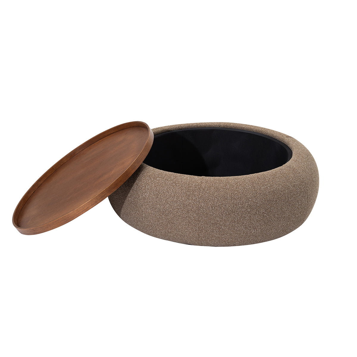 Gensen Ottoman in Coffee-  Small/ Large