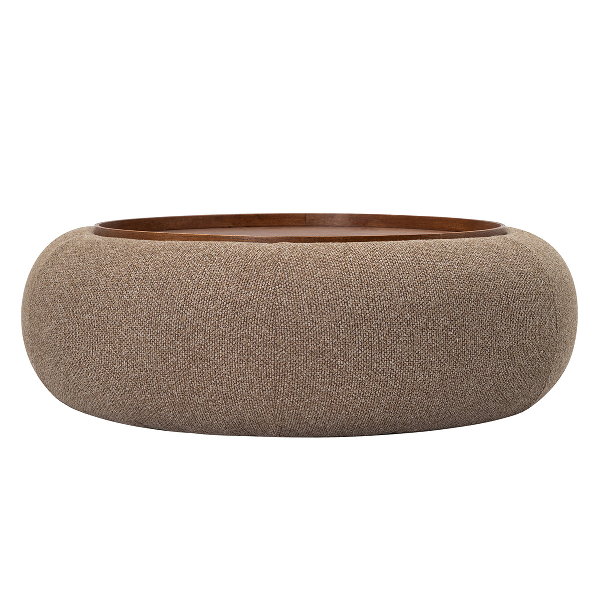 Gensen Ottoman in Coffee-  Small/ Large
