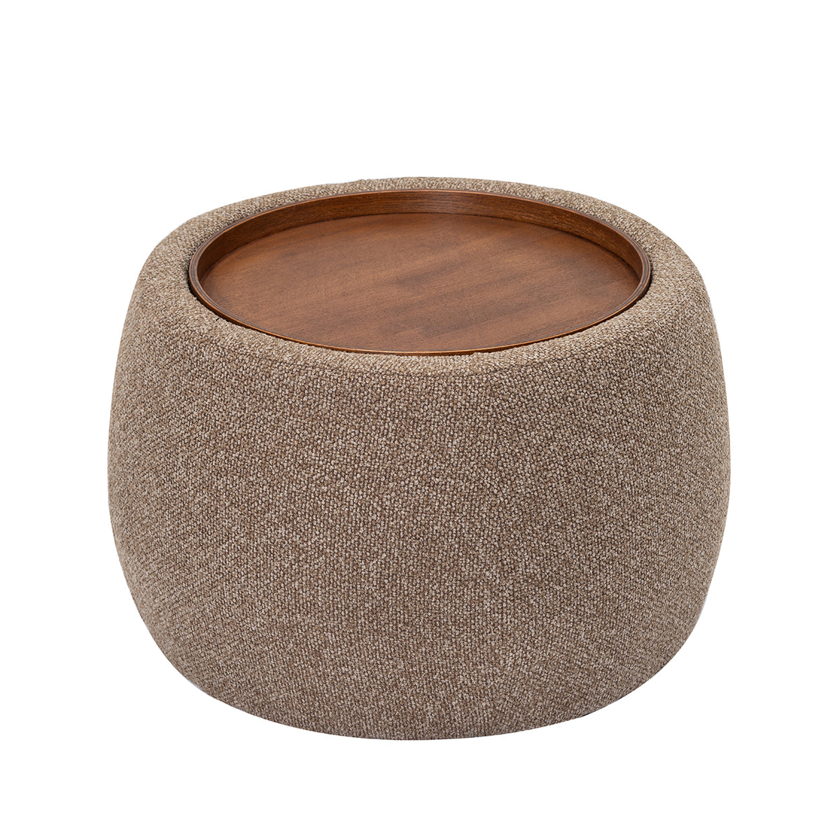 Gensen Ottoman in Coffee-  Small/ Large