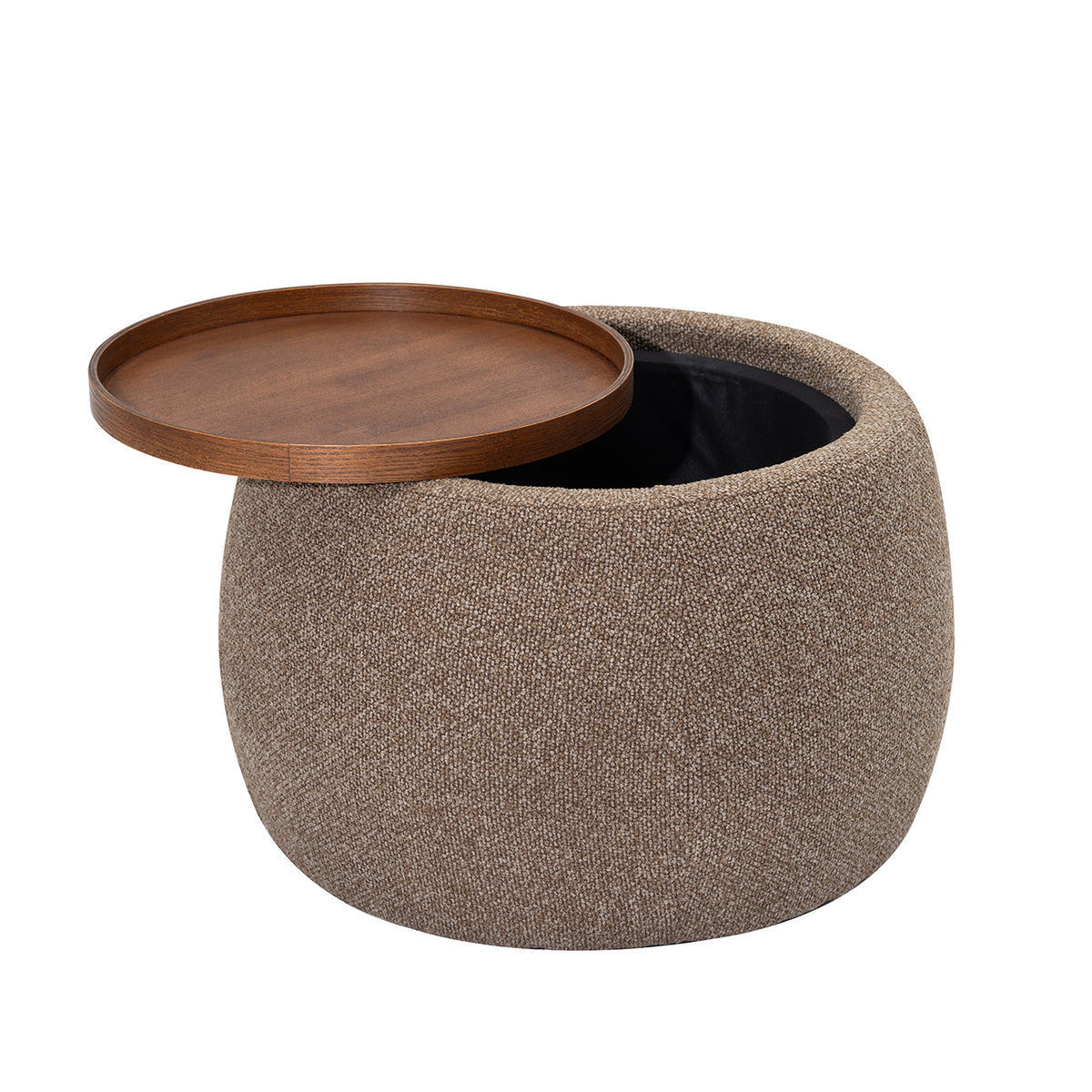 Gensen Ottoman in Coffee-  Small/ Large