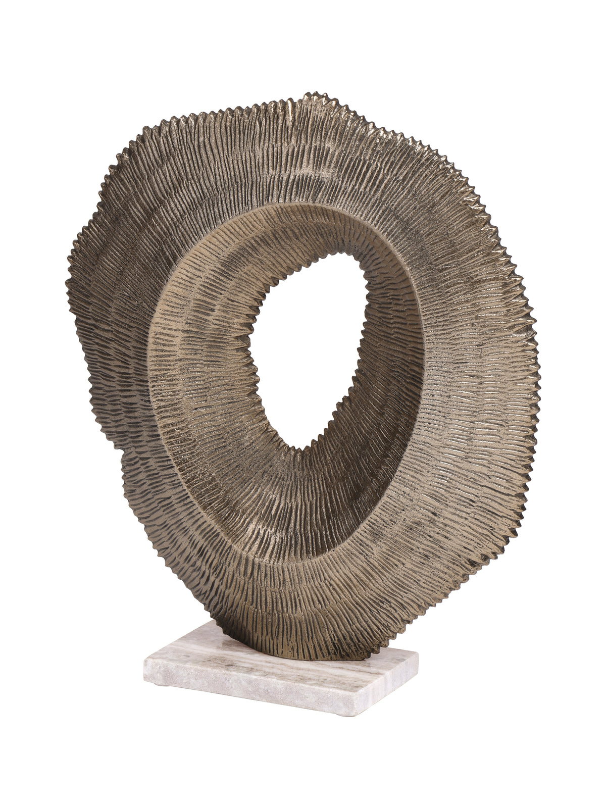 Hillcrest Antique Gold Aluminium Sculpture
