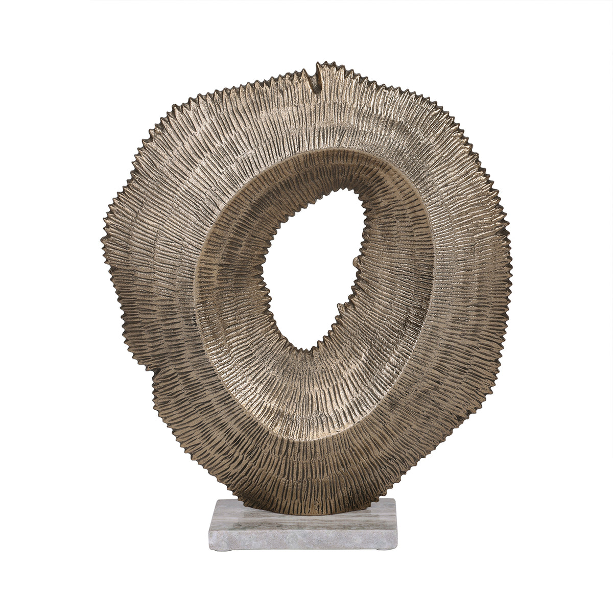 Hillcrest Antique Gold Aluminium Sculpture