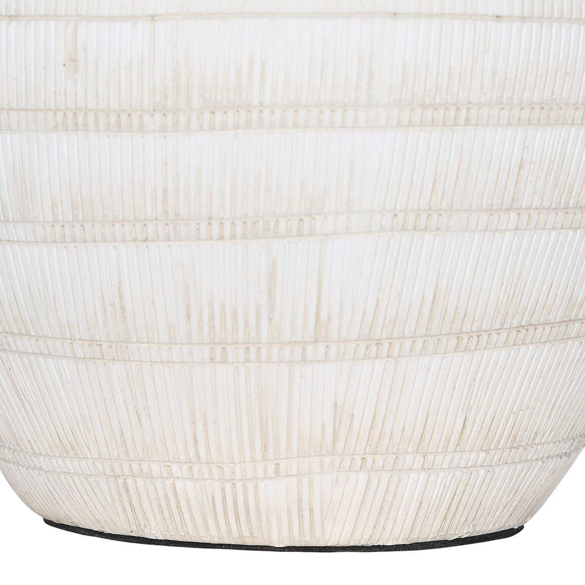 Virelle Ceramic Table Lamp with Shade- White / Brown Finishes