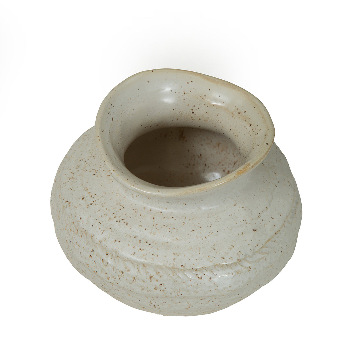 Alba Ivory Speckled Glaze Ceramic Vase- Various Sizes