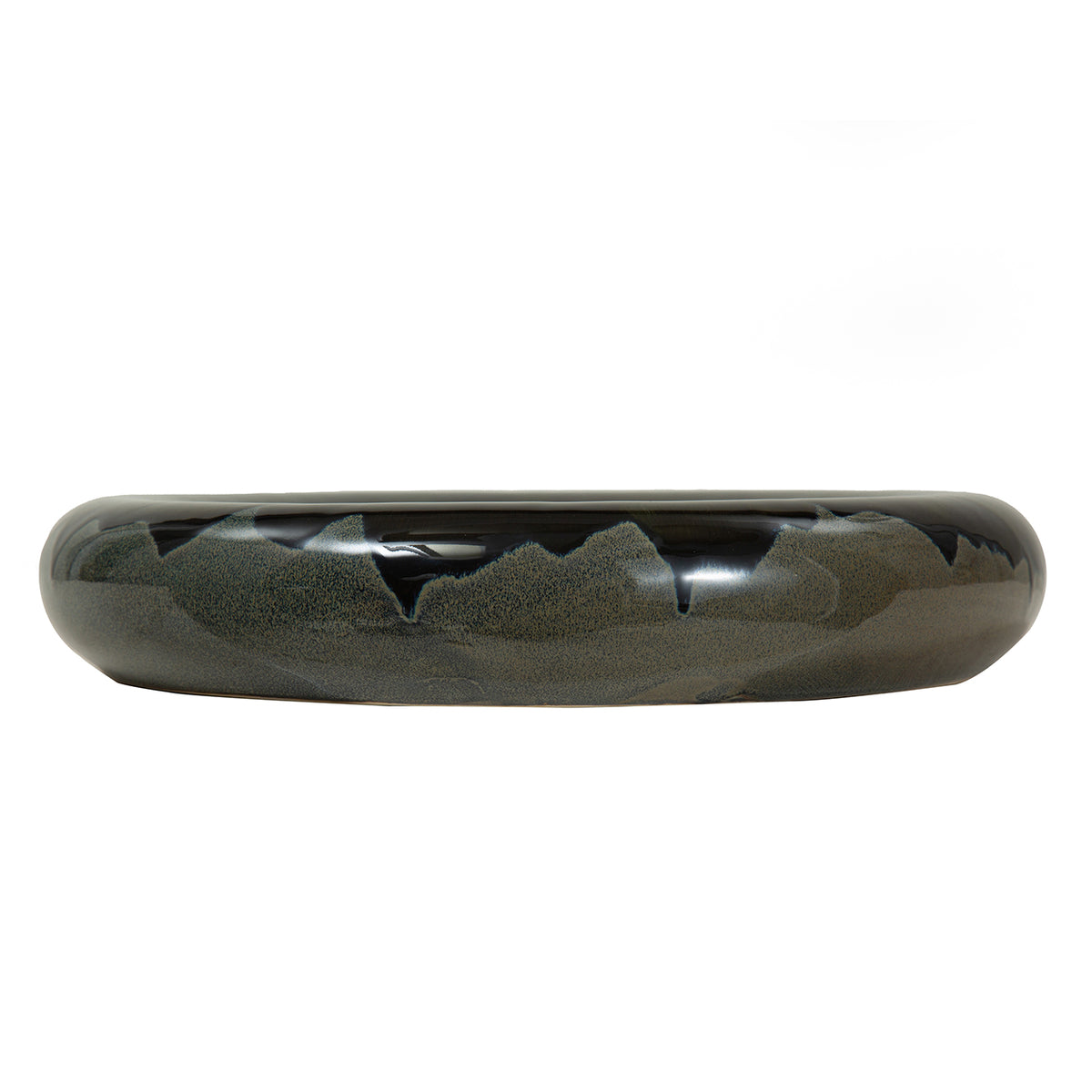 Medway Blue Reactive Glaze Ceramic Bowl 30cm