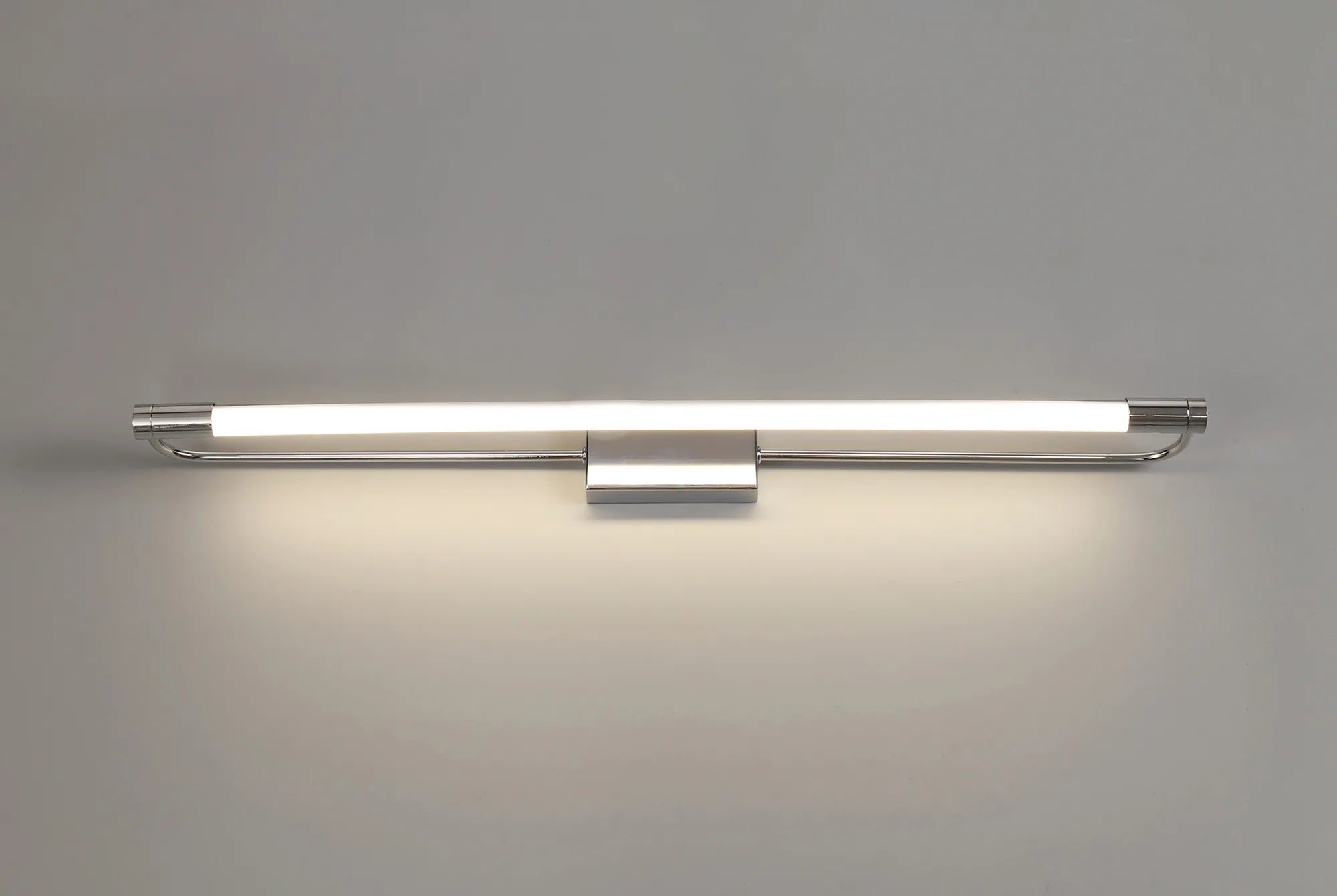 Villabey LED 1 x 14W Chrome Wall Lamp Large 1 Light 4000K IP44 3yr Warranty