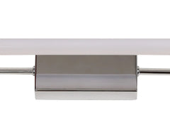 Villabey LED 1 x 14W Chrome Wall Lamp Large 1 Light 4000K IP44 3yr Warranty