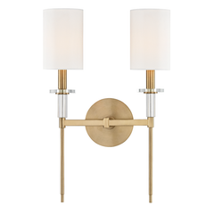 Amherst 2Lt Wall Sconce - Brass/Nickel
