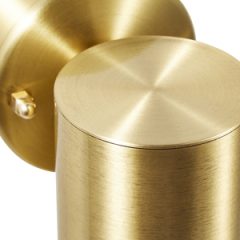 Brac Solid Brass 1 Light Up or Down GU10 Wall Light - Brass / Bronze