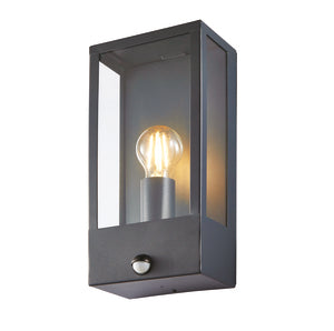 Minerva PIR Box Lantern - Black/ Anthracite Finish