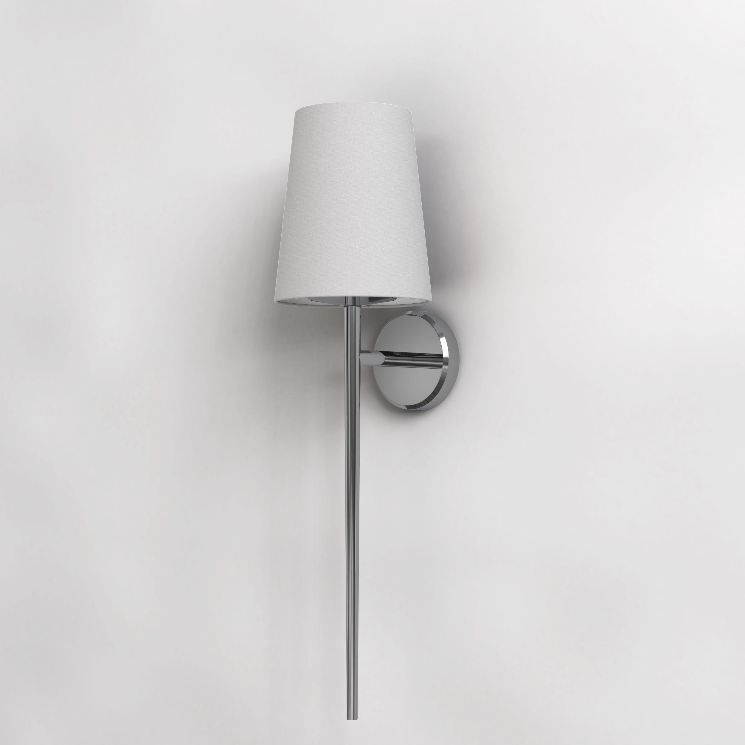 Beauville Bathroom Wall Light- Polished Chrome/ Bronze