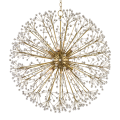 Dunkirk 8/10/16Lt Chandelier - Brass/Nickel