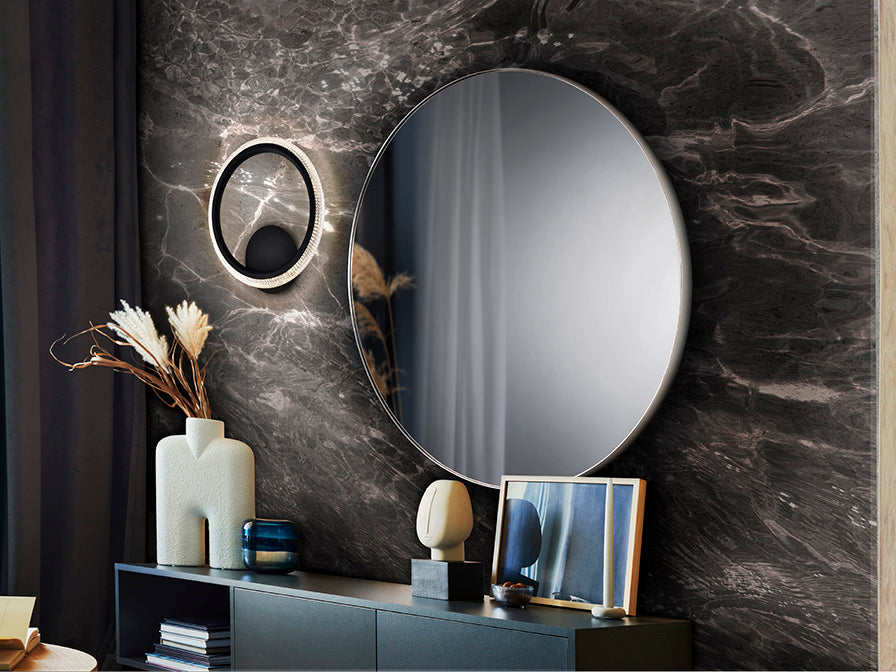 RING CEILING LAMP 1 RING, BLACK