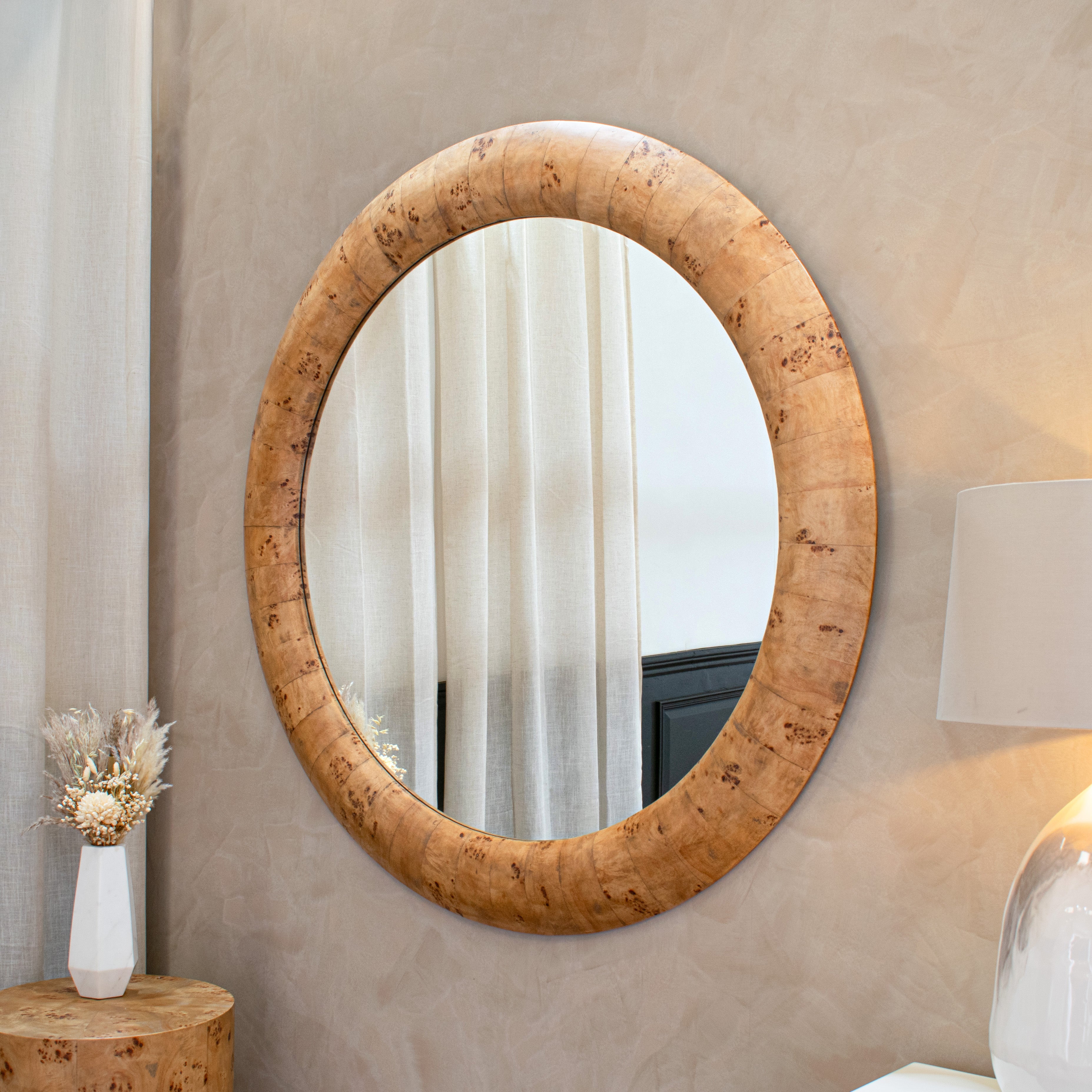 Veronica Mirror - Natural Walnut