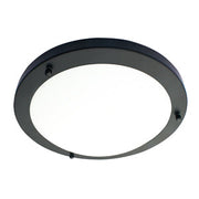 Delphi 12w/18W LED Flush Ceiling Light IP44 - Satin Nickel/Satin Black/Chrome/Brass