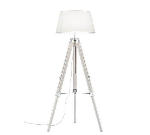 Reality Tripod Floor Lamp - White - Promotional Offer