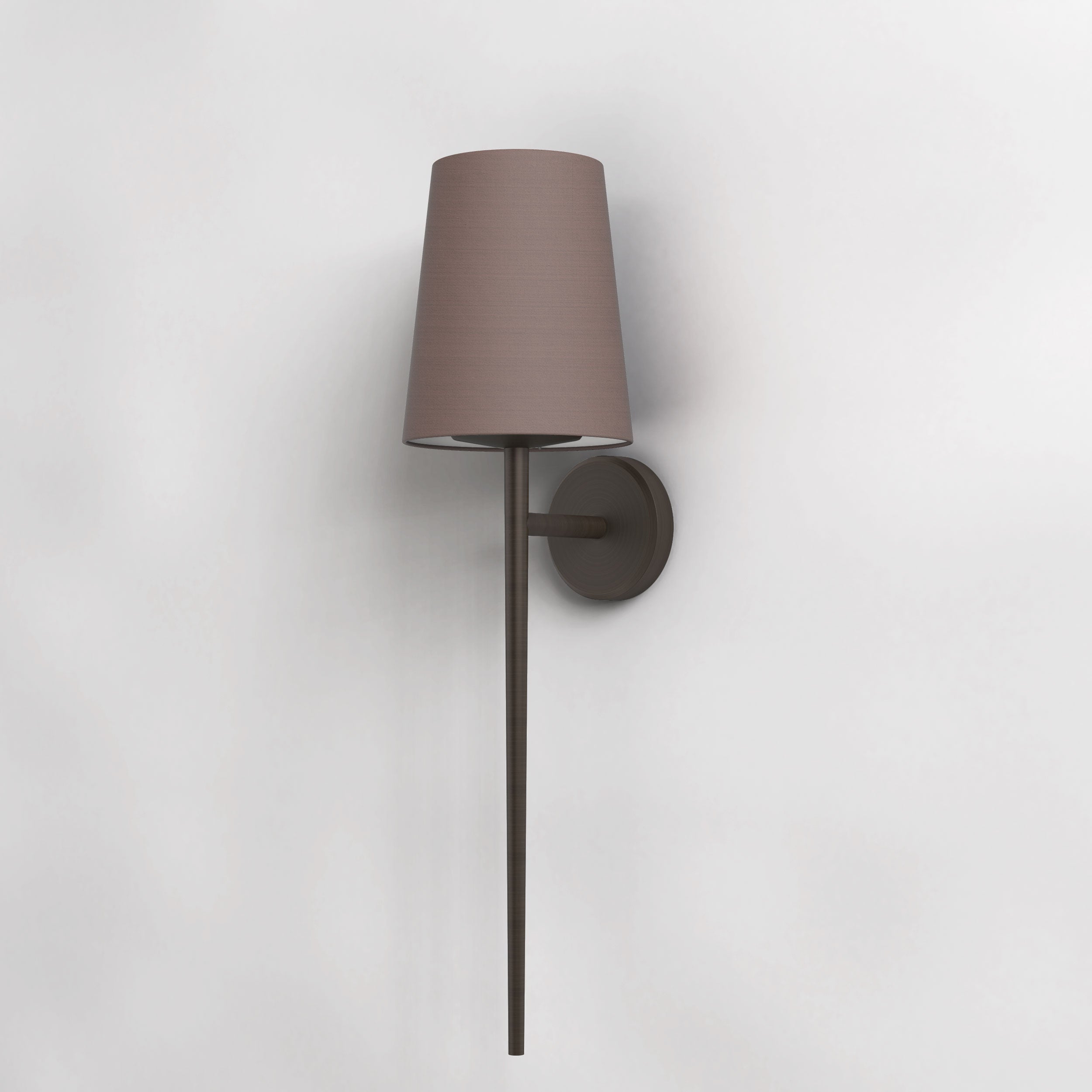Beauville Bathroom Wall Light- Polished Chrome/ Bronze