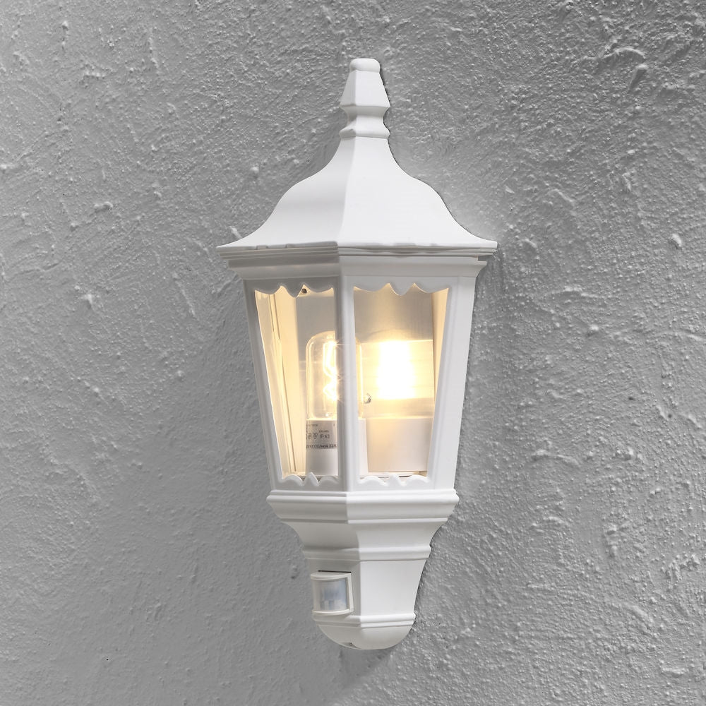Firenze Sensor Wall Light Green/Black/White E27 IP43