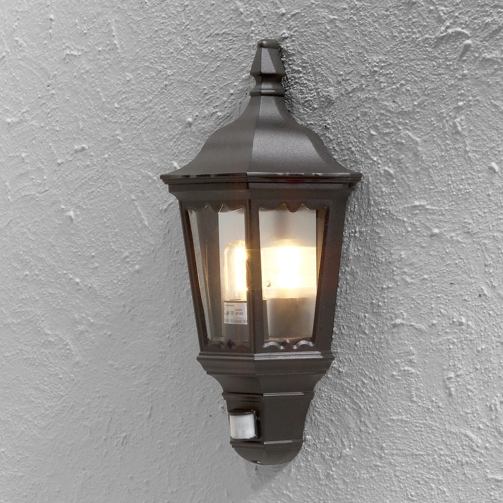 Firenze Sensor Wall Light Green/Black/White E27 IP43