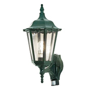 Firenze Up Light PIR Green/Black/White E27 IP44
