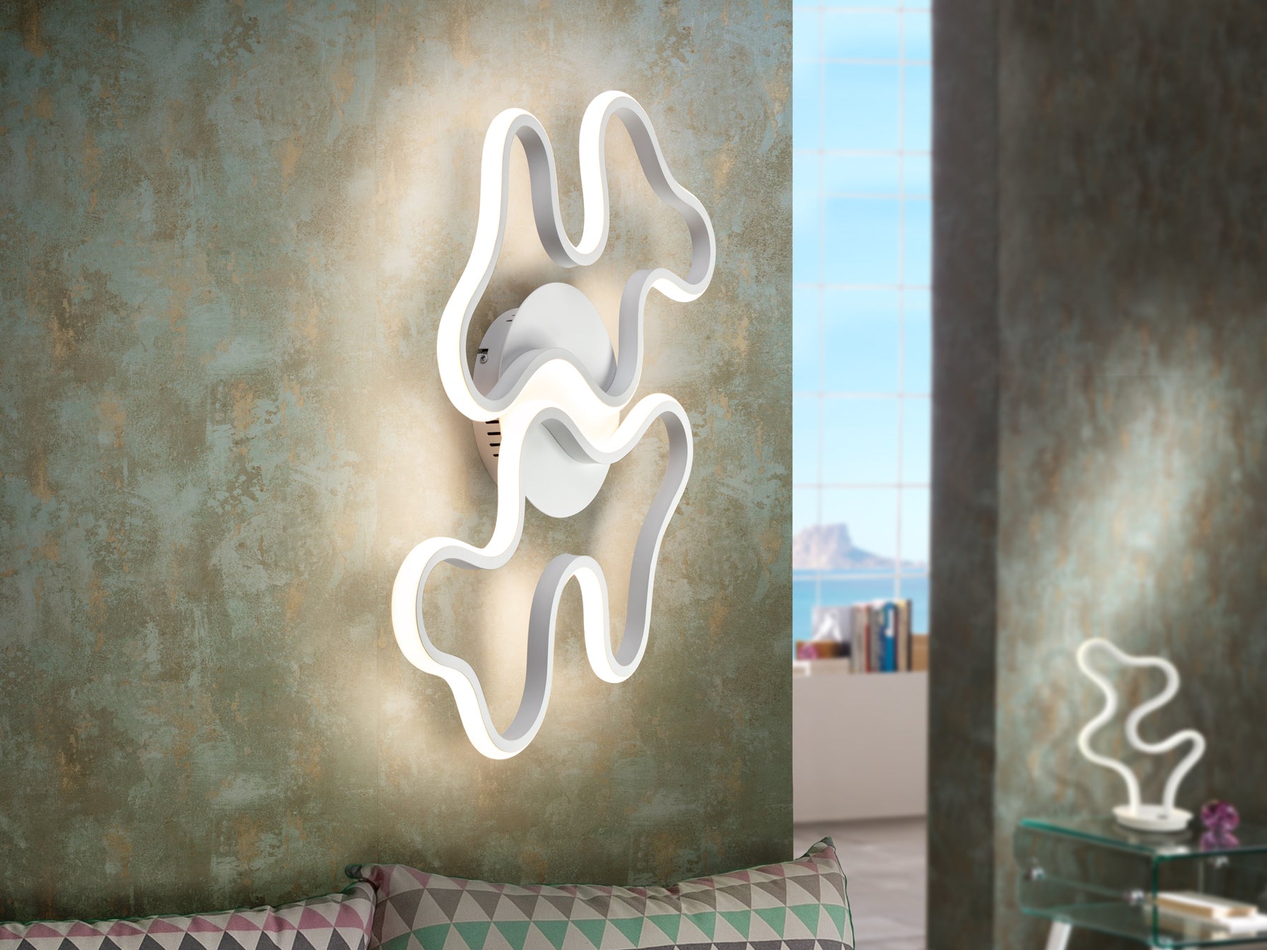 Marea Ceiling Light- White Finish