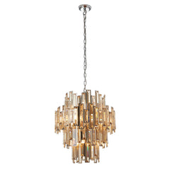 Wright 12/15Lt LED Crystal Ceiling Light