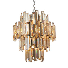 Wright 12/15Lt LED Crystal Ceiling Light