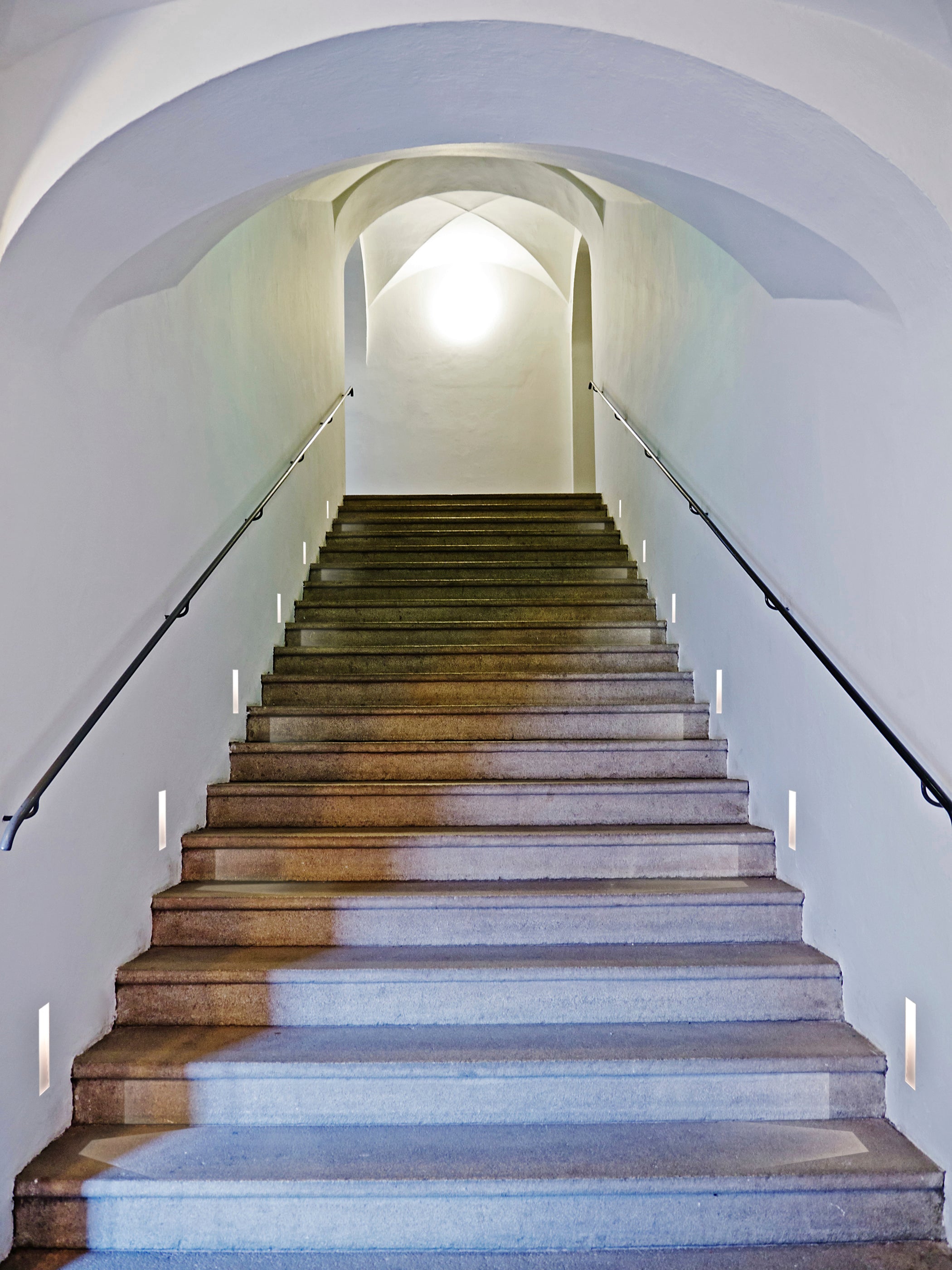 Borgo Trimless Bathroom Recessed Wall Light Integrated LED IP20 Various Types - Matt White Finish