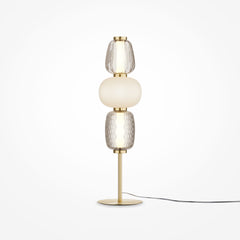 Pattern Table Lamp- Chrome/ Gold Fitting