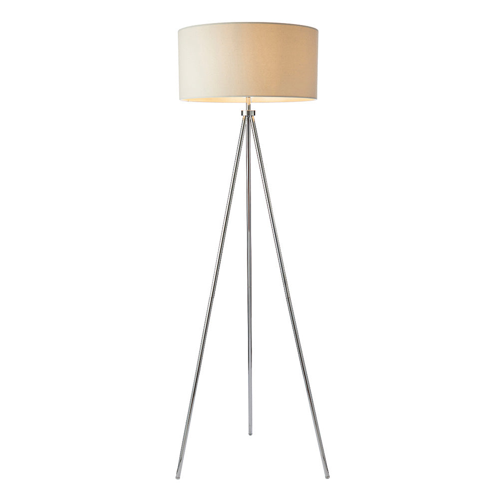 Betelgeuse Floor Lamp - Matt Nickel/Polished Chrome Finish E27