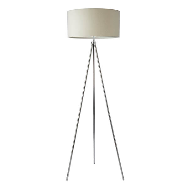 Betelgeuse Floor Lamp - Matt Nickel/Polished Chrome Finish E27