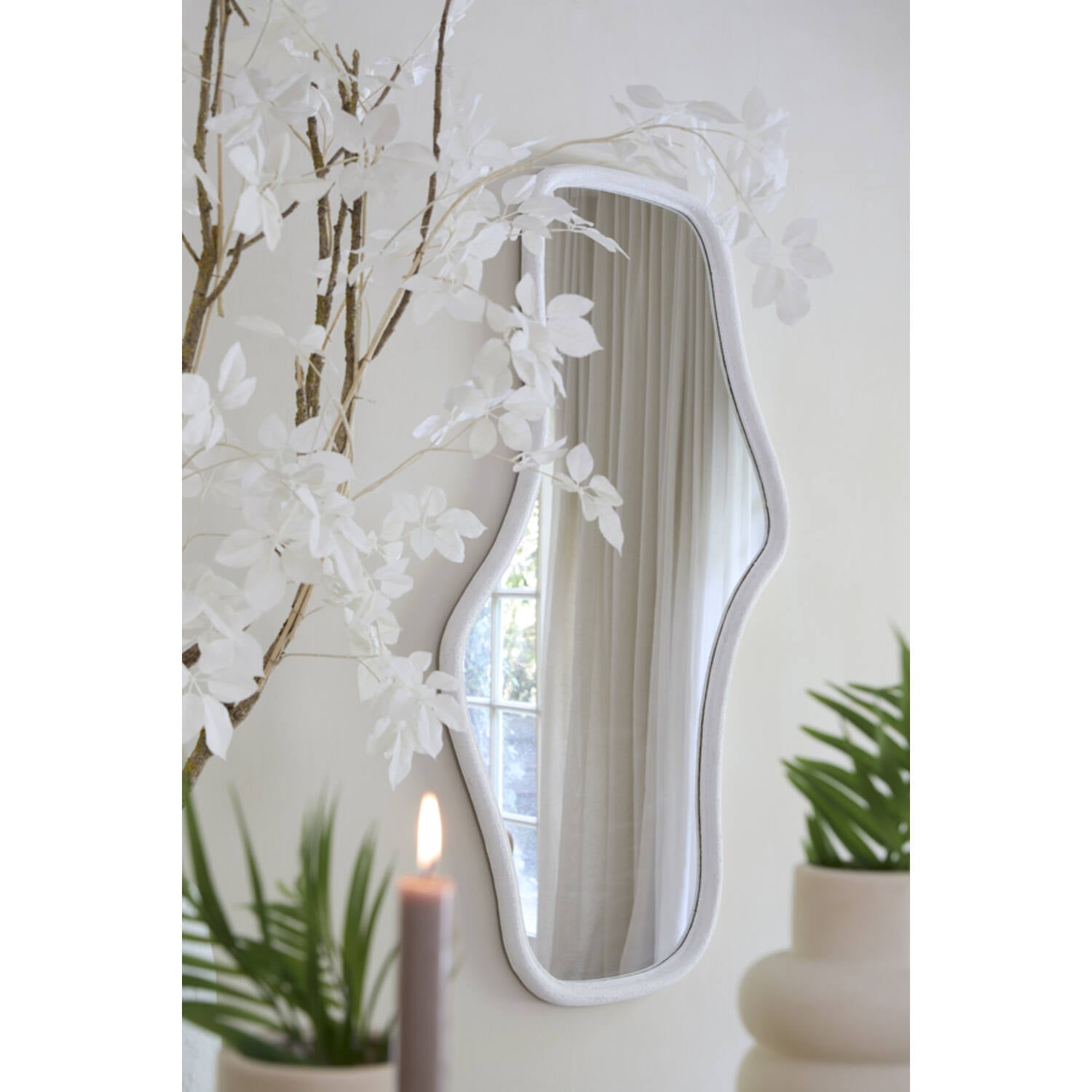Celano Mirror 80x5x161 cm - Cream