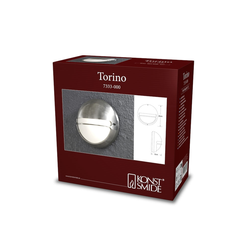 Torino Flush Light Aluminium E27 IP44