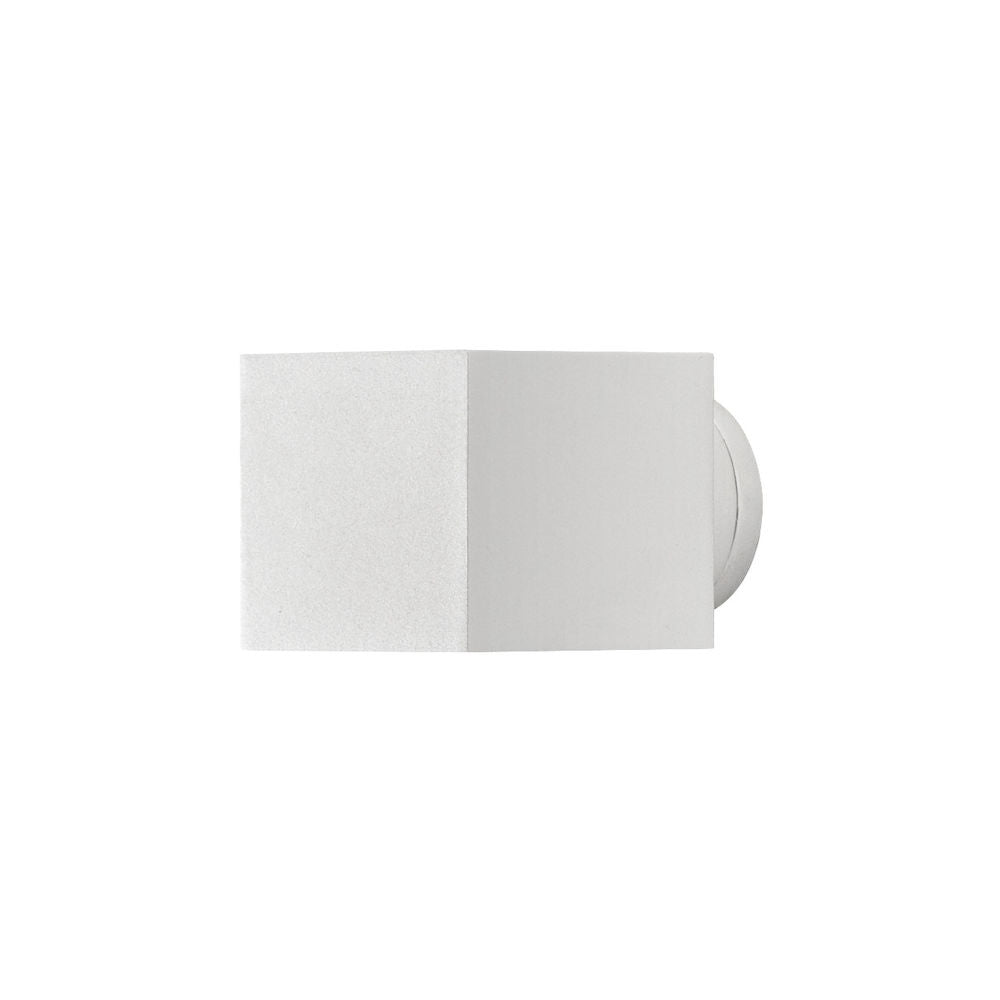 Modena Square Wall Light G9 IP44 - White / Grey