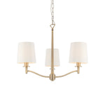 Della 3/5Lt Multi-Arm Pendant - Antique Brass / Bright Nickel