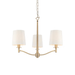 Della 3/5Lt Multi-Arm Pendant - Antique Brass / Bright Nickel