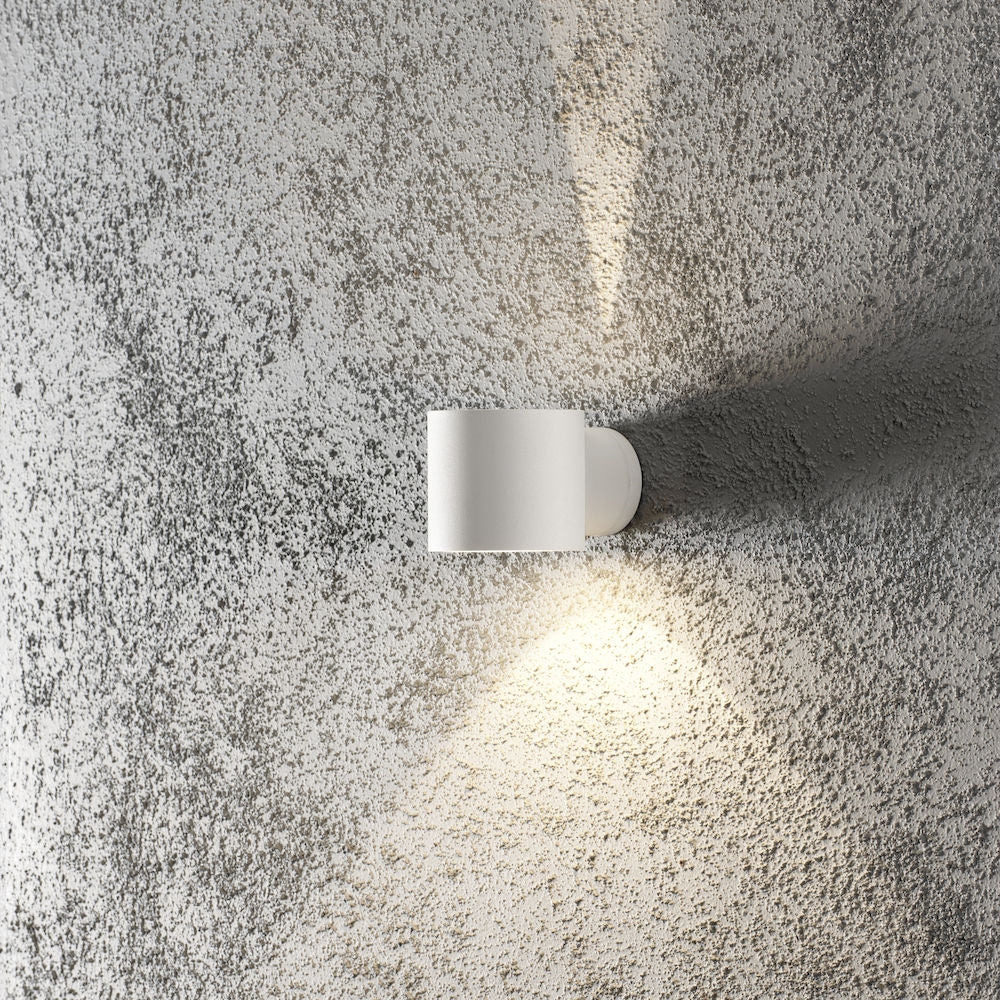 Modena Round Up/Down Wall Light G9 IP44 - White/Grey