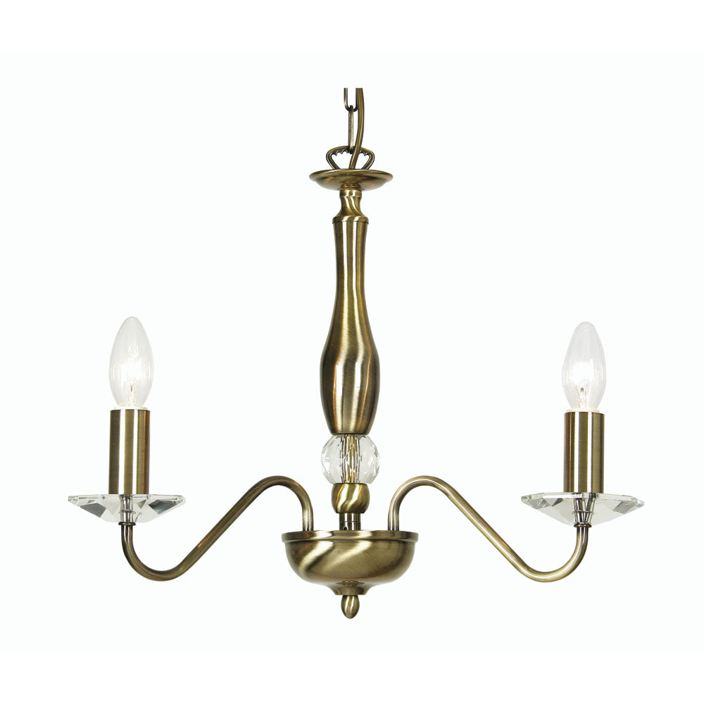 Vesta 3/5/8  Multi-Arm Pendant- Antique Brass & Silver Finishes