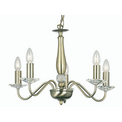 Vesta 3/5/8  Multi-Arm Pendant- Antique Brass & Silver Finishes