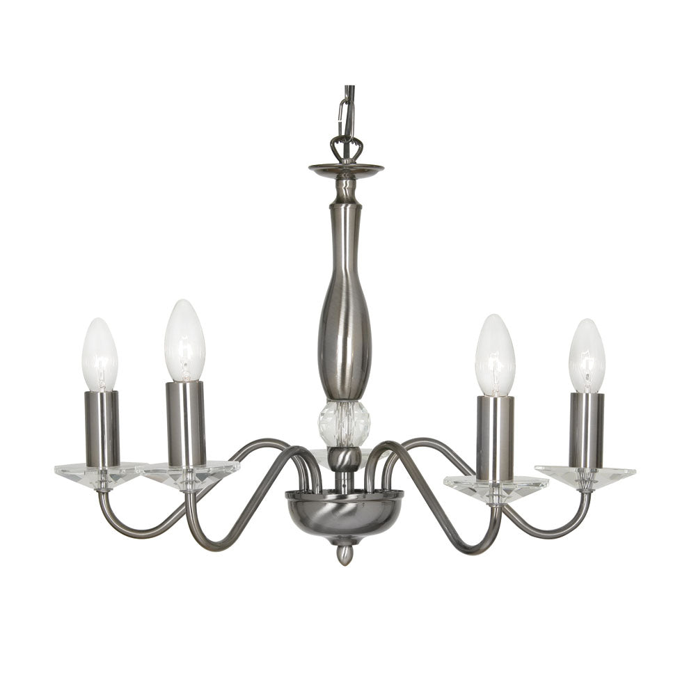 Vesta 3/5/8  Multi-Arm Pendant- Antique Brass & Silver Finishes