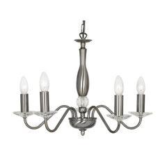 Vesta 3/5/8  Multi-Arm Pendant- Antique Brass & Silver Finishes