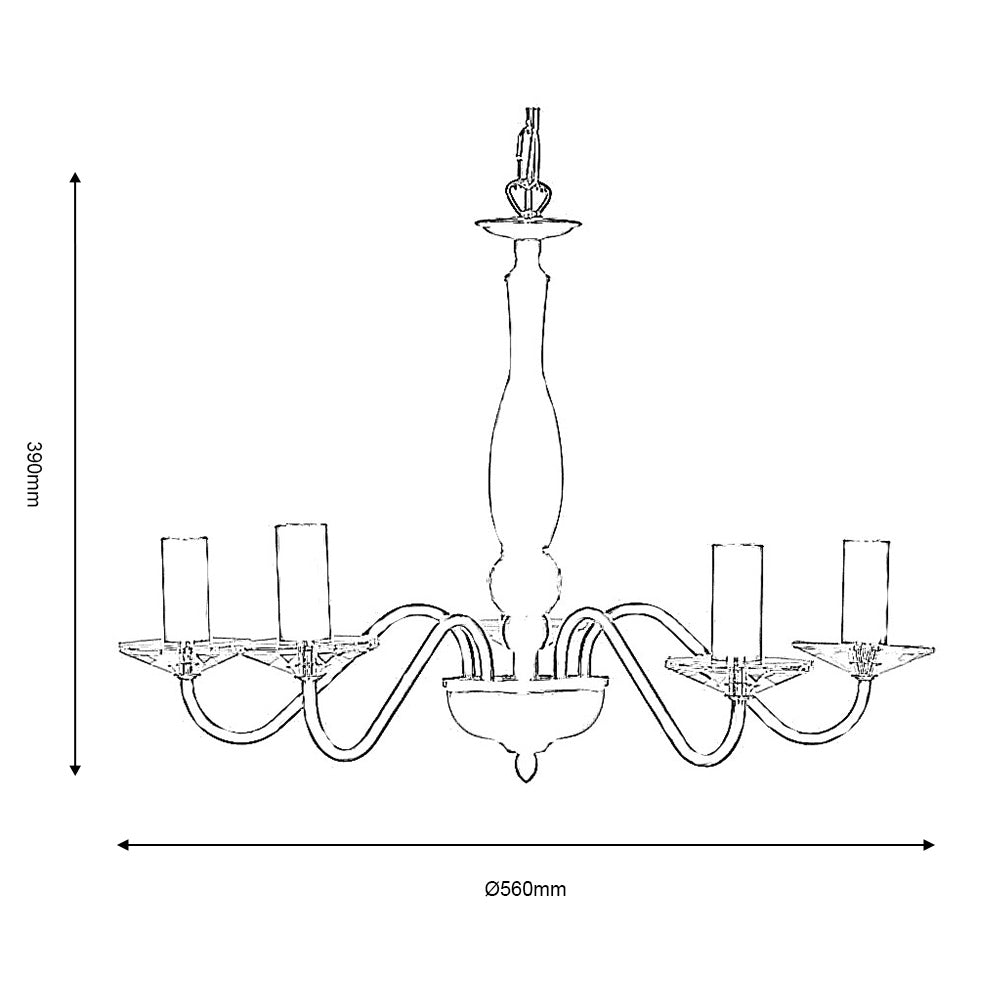 Vesta 3/5/8  Multi-Arm Pendant- Antique Brass & Silver Finishes