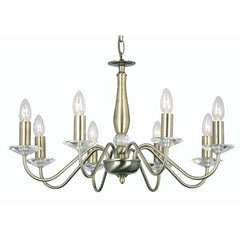 Vesta 3/5/8  Multi-Arm Pendant- Antique Brass & Silver Finishes