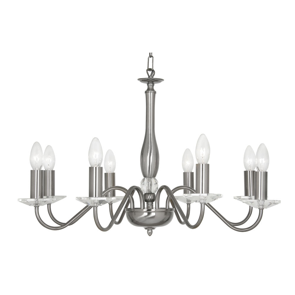 Vesta 3/5/8  Multi-Arm Pendant- Antique Brass & Silver Finishes