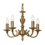 Carter 5/6 Light- Antique Brass Finish