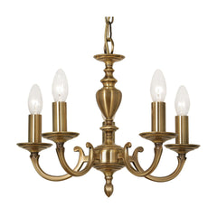 Carter 5/6 Light- Antique Brass Finish