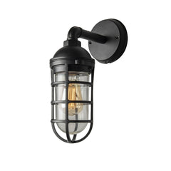 Olbia Wall Light Black/White IP44